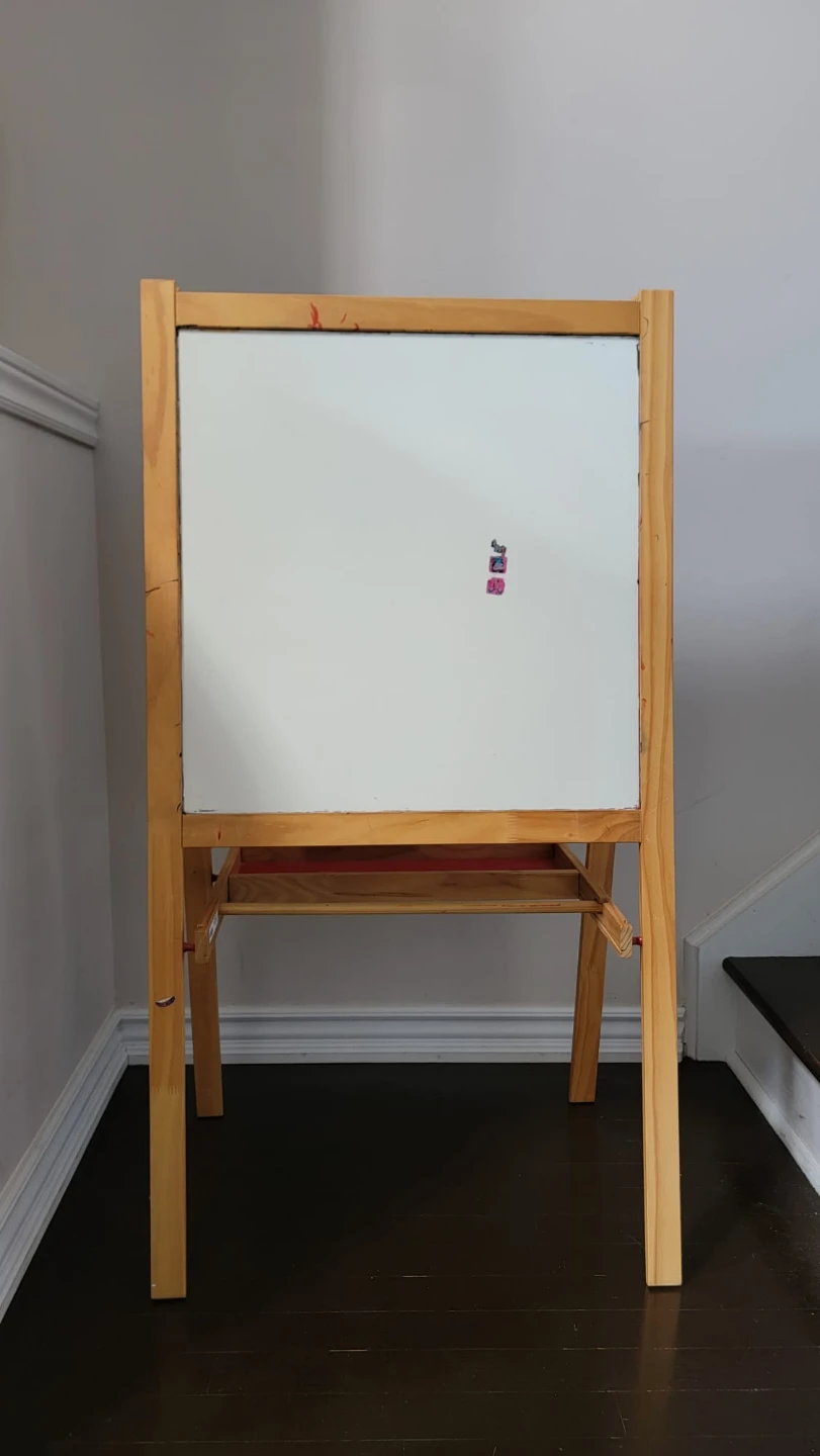 Ikea Wooden Double-Sided Easel for Kids - photo 3