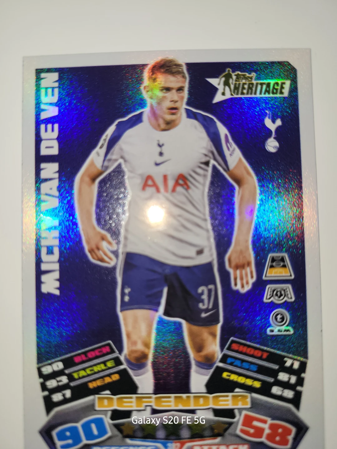 Topps Heritage 2023 Micky Van De Ven Football Card