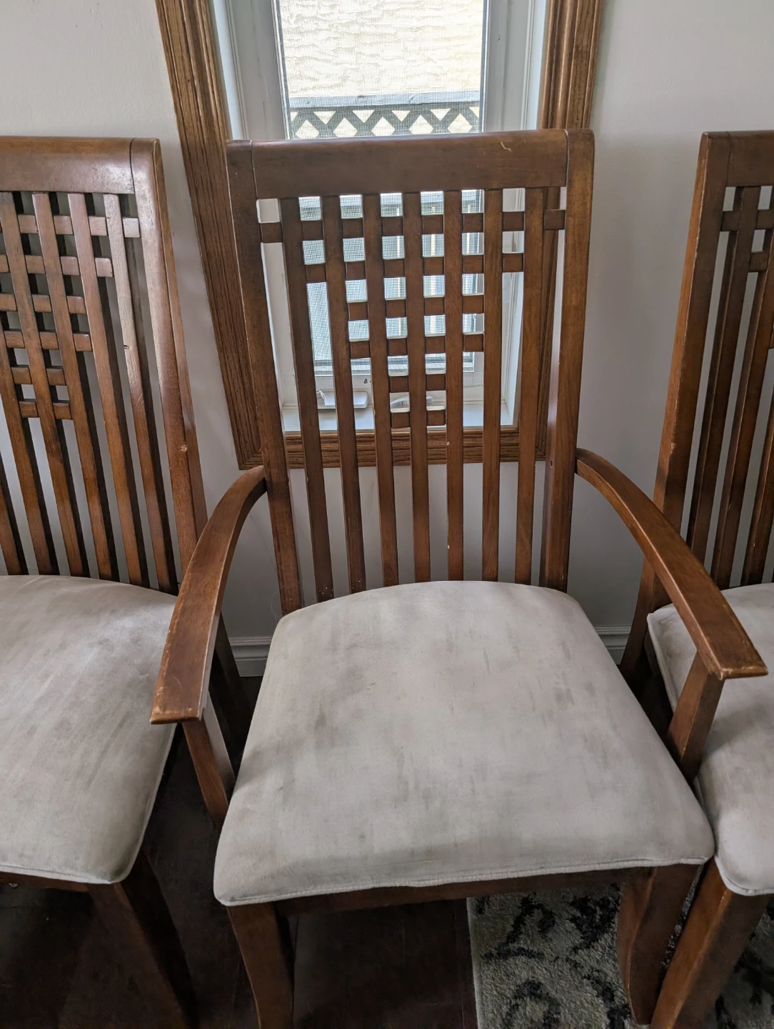 Wooden Dining Table with 6 Chairs - photo 3