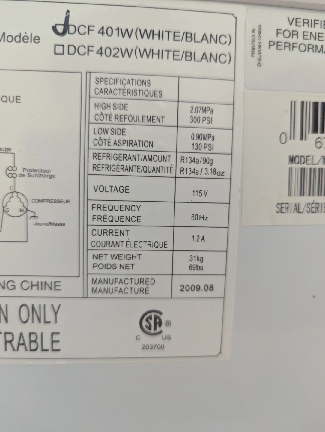 Danby 3.8 cubic feet Chest Freezer - photo 4