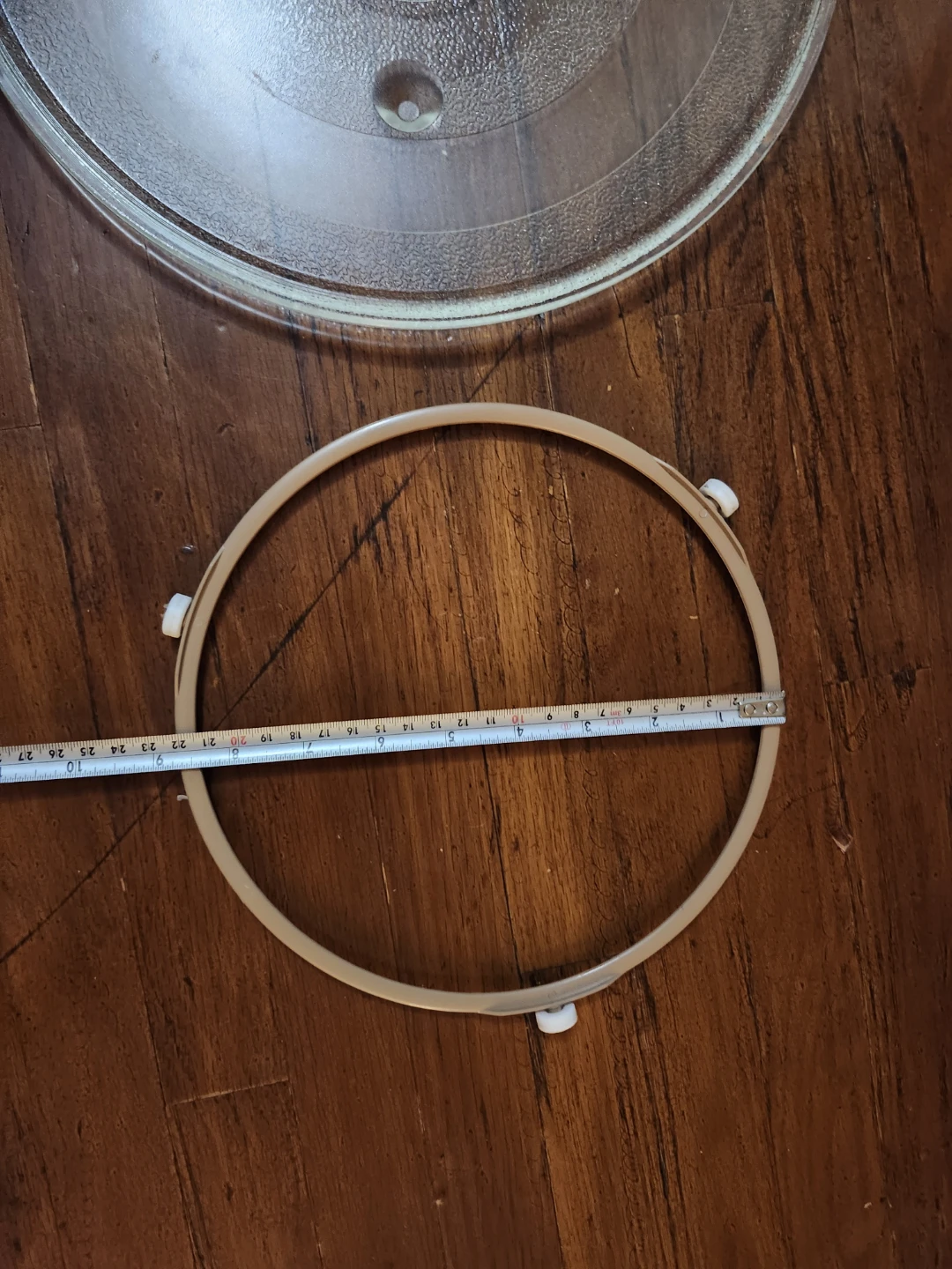 Glass Microwave Turntable Plate and Roller Ring - photo 3