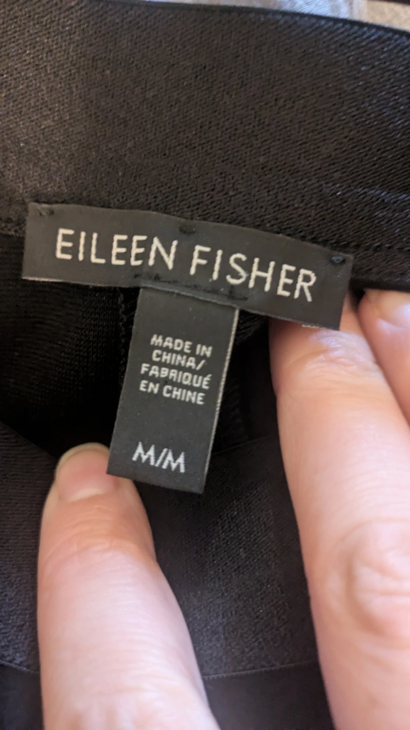 Eileen Fisher 100% Lamb Suede Pants (Cotton Back) - photo 5