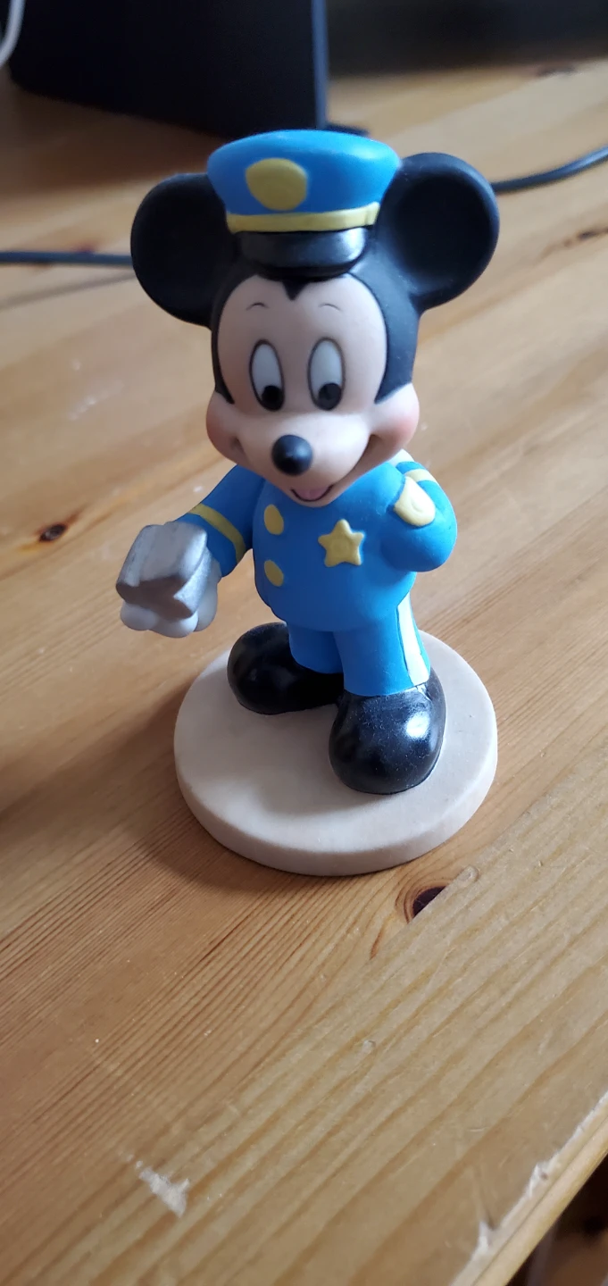 Disney Mickey Mouse Police Figurine