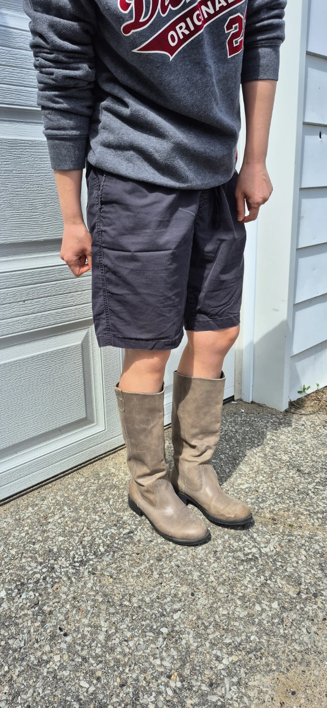 Women's Tan Leather Knee-High Boots - photo 2