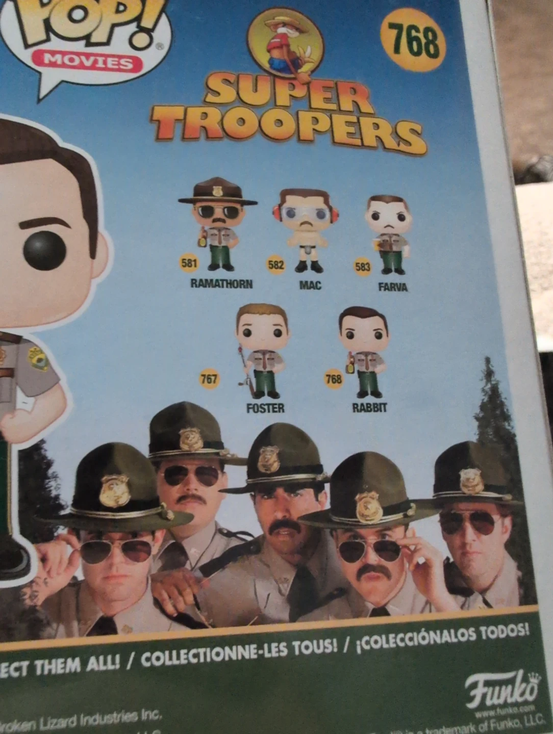 Funko Pop! Movies Super Troopers Rabbit #768 Vinyl Figure - photo 2