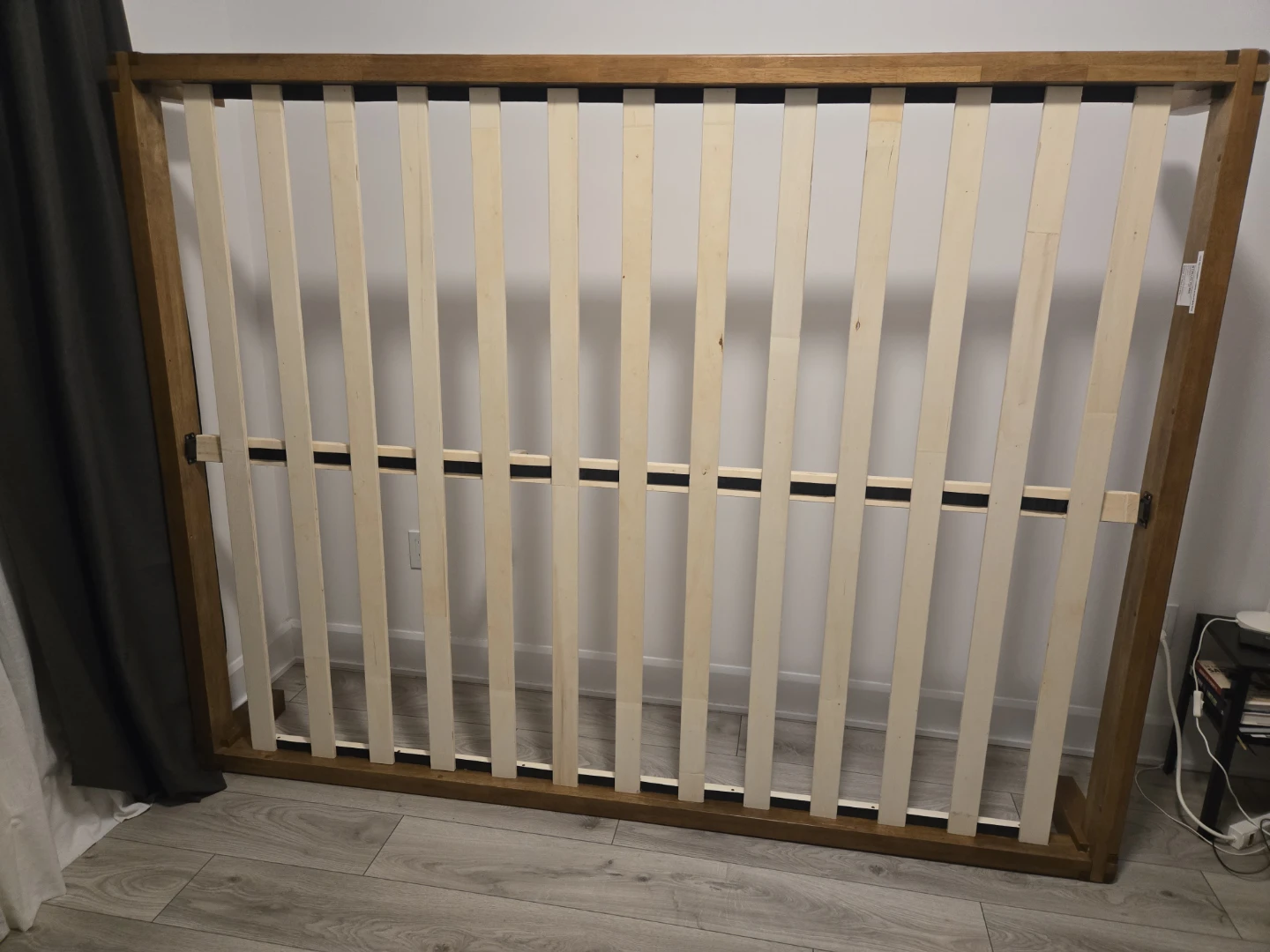 Queen Wooden Bed Frame with 2 drawers
