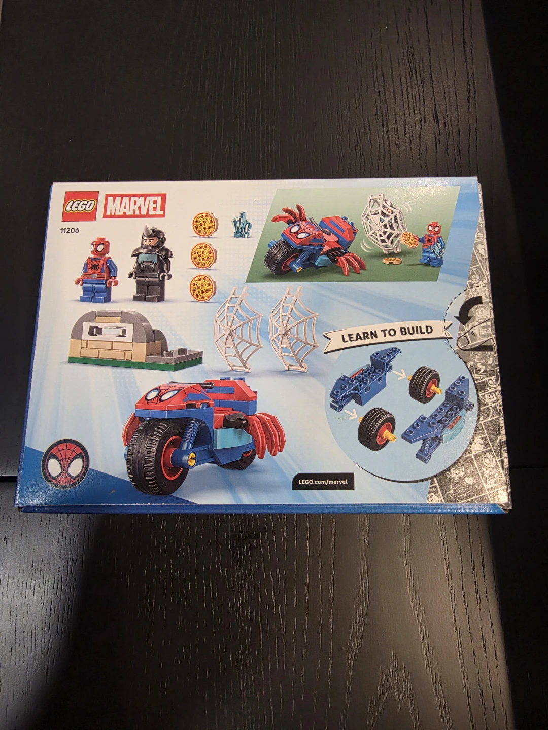 LEGO Marvel Spider-Man on his Motorcycle vs. Rhino Building Toy - photo 2