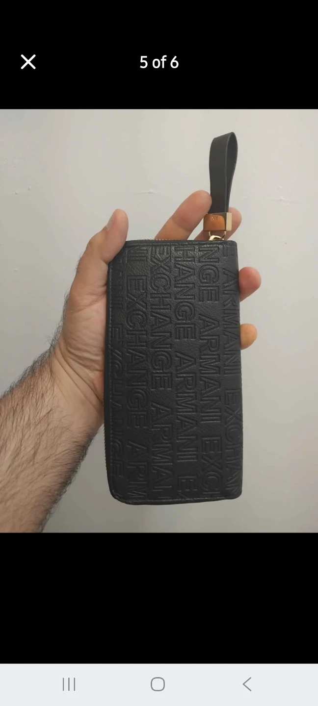 Original Armani Exchange Zip Around Wallet Wristlet - photo 5