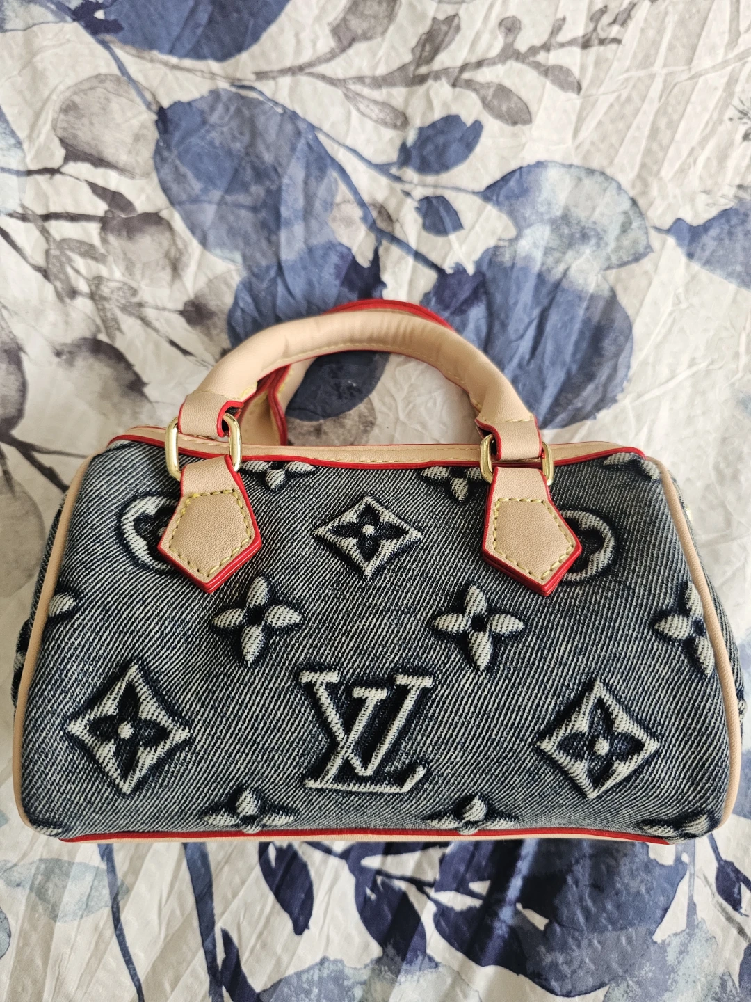 Louis Vuitton Denim Monogram Speedy Mini Bag - photo 4