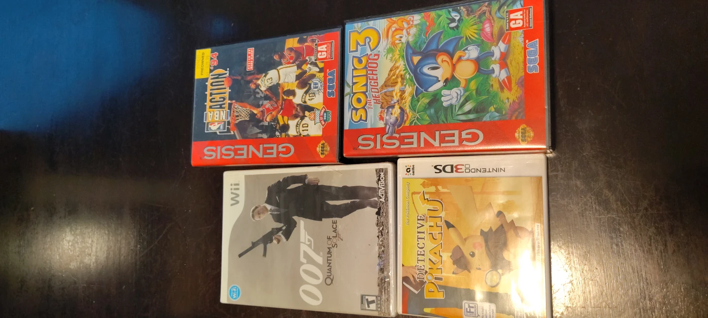 Sega Genesis, Wii, and 3DS Games Bundle