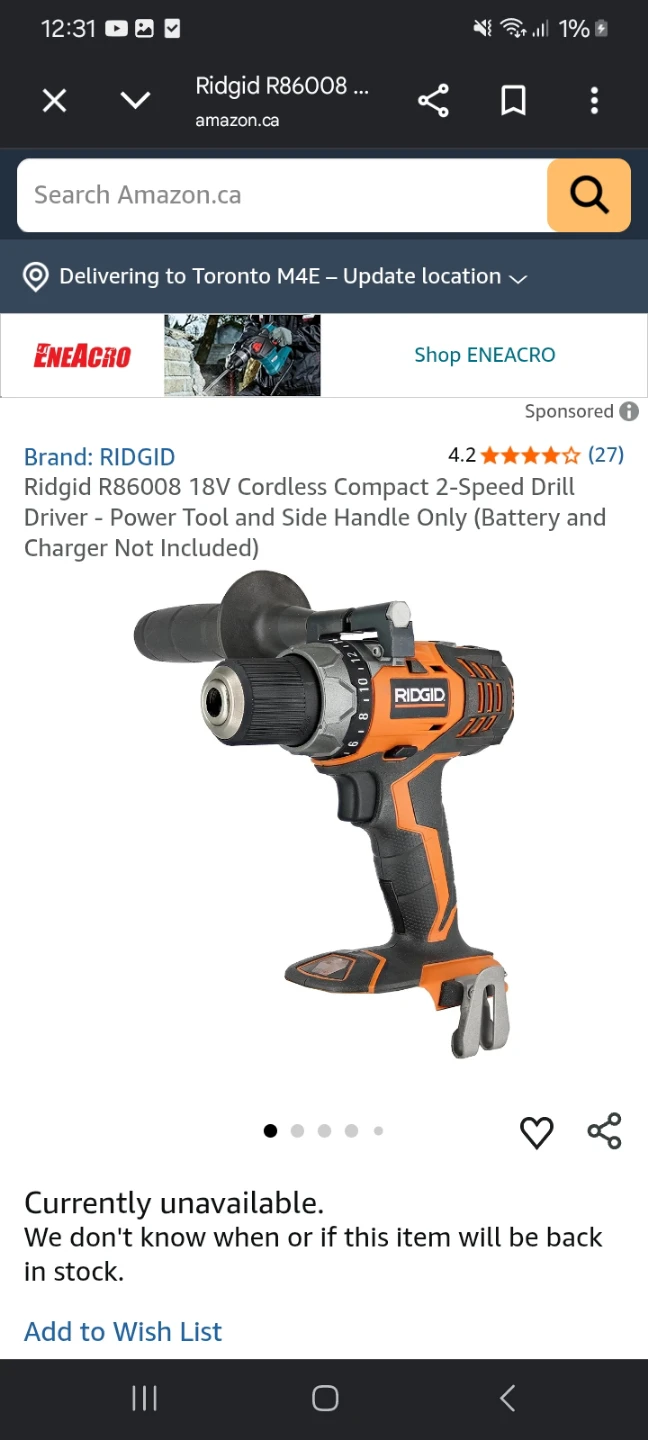 Ridgid speed drill - photo 2