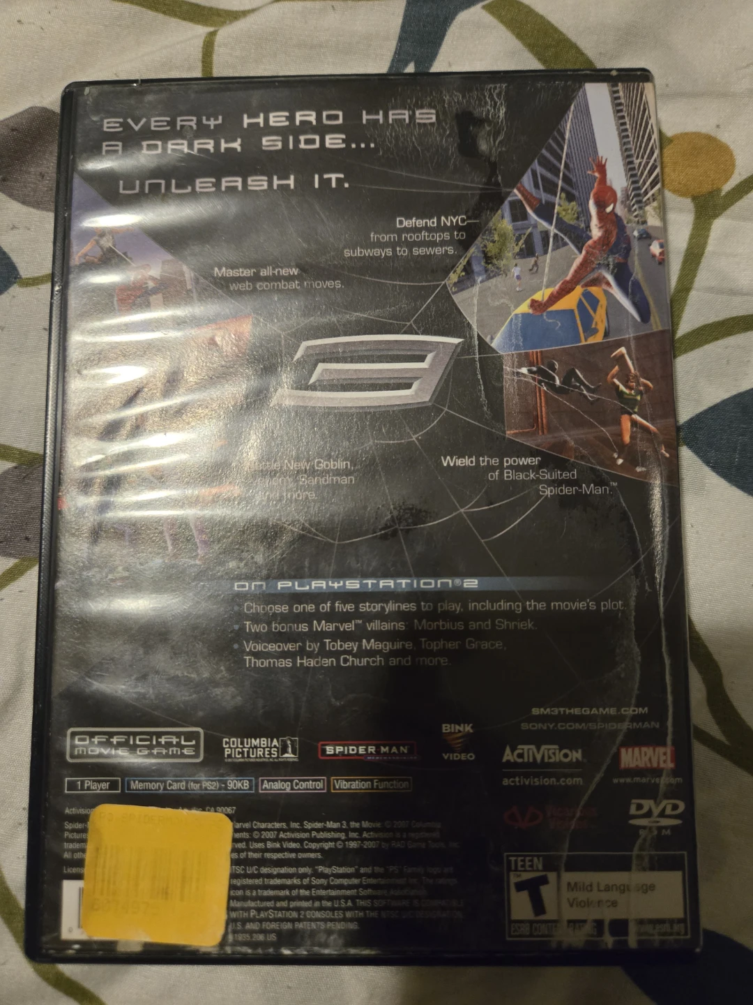 Spider-Man 3 CIB PlayStation 2 Game - photo 2