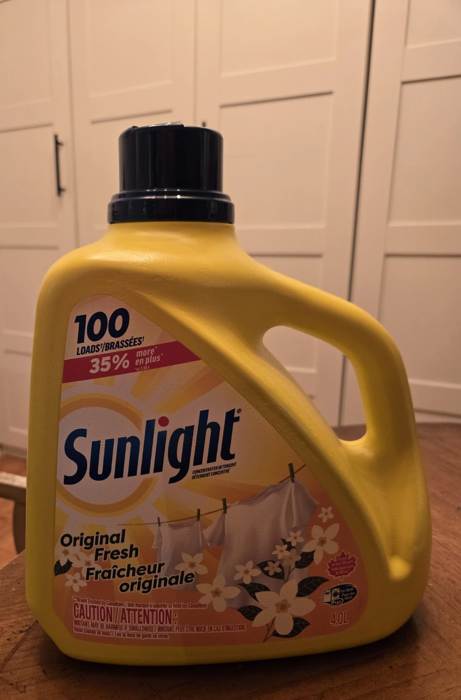 Sunlight Original Fresh Concentrated Laundry Detergent - 4.0L