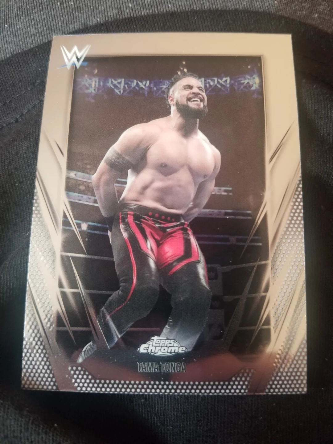 Topps Chrome Tama Tonga WWE Trading Card