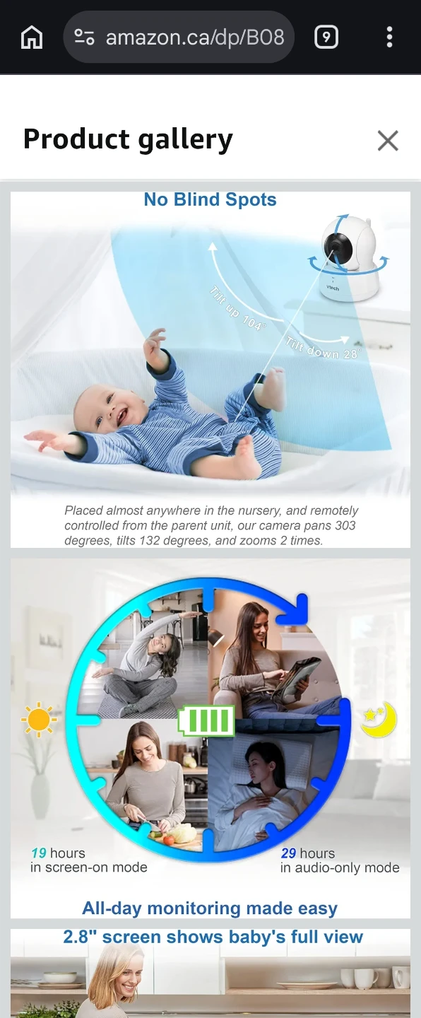 VTech VM333 Baby Monitor - photo 2