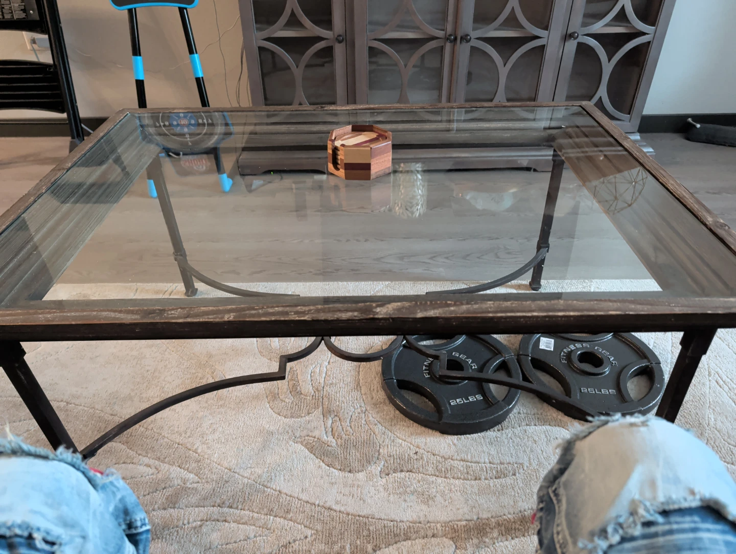 Glass Top Coffee Table