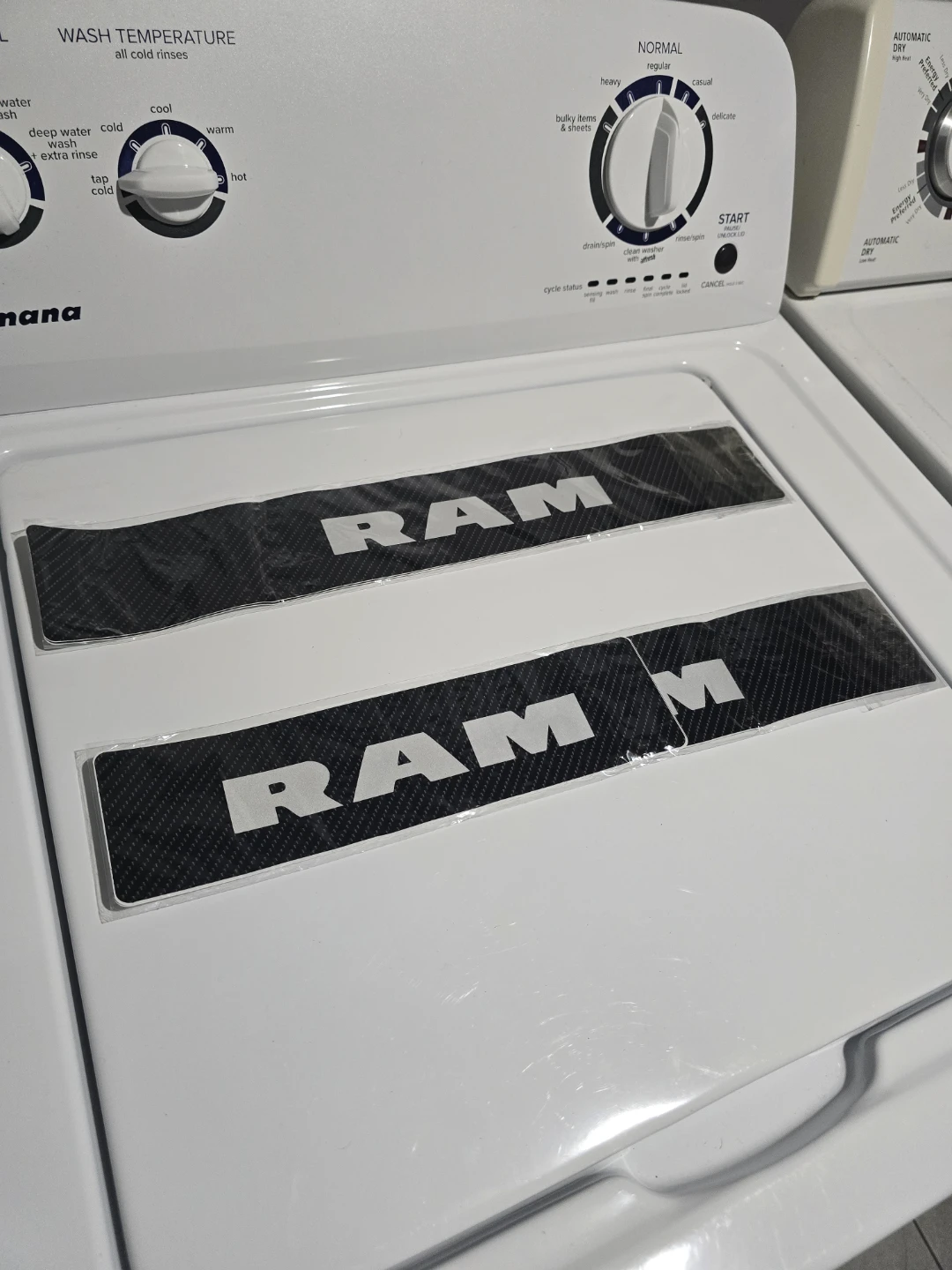 Dodge ram protective stickers