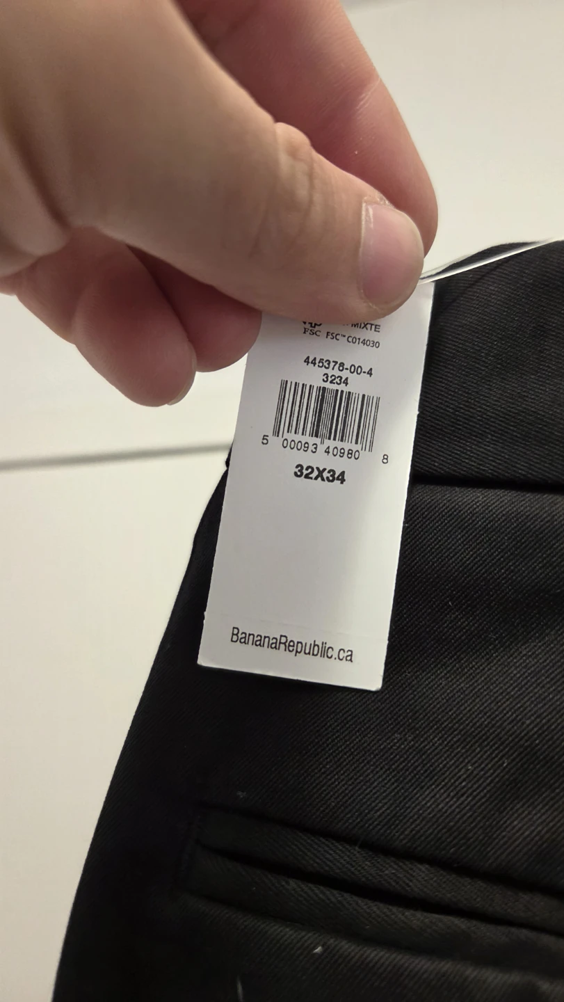 Never Worn!Banana Republic Movement Chino Pants - Black, 32x34 - photo 4