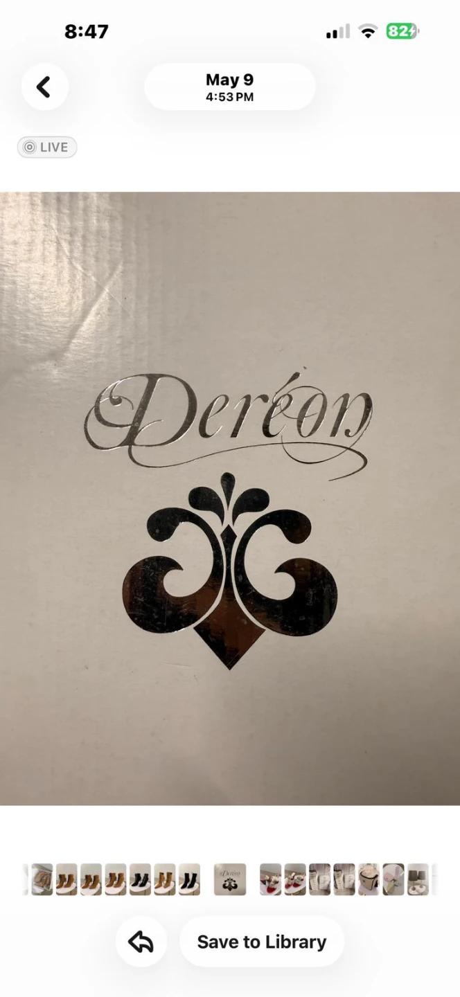 Dereon Red Thong Sandals with Embellishments