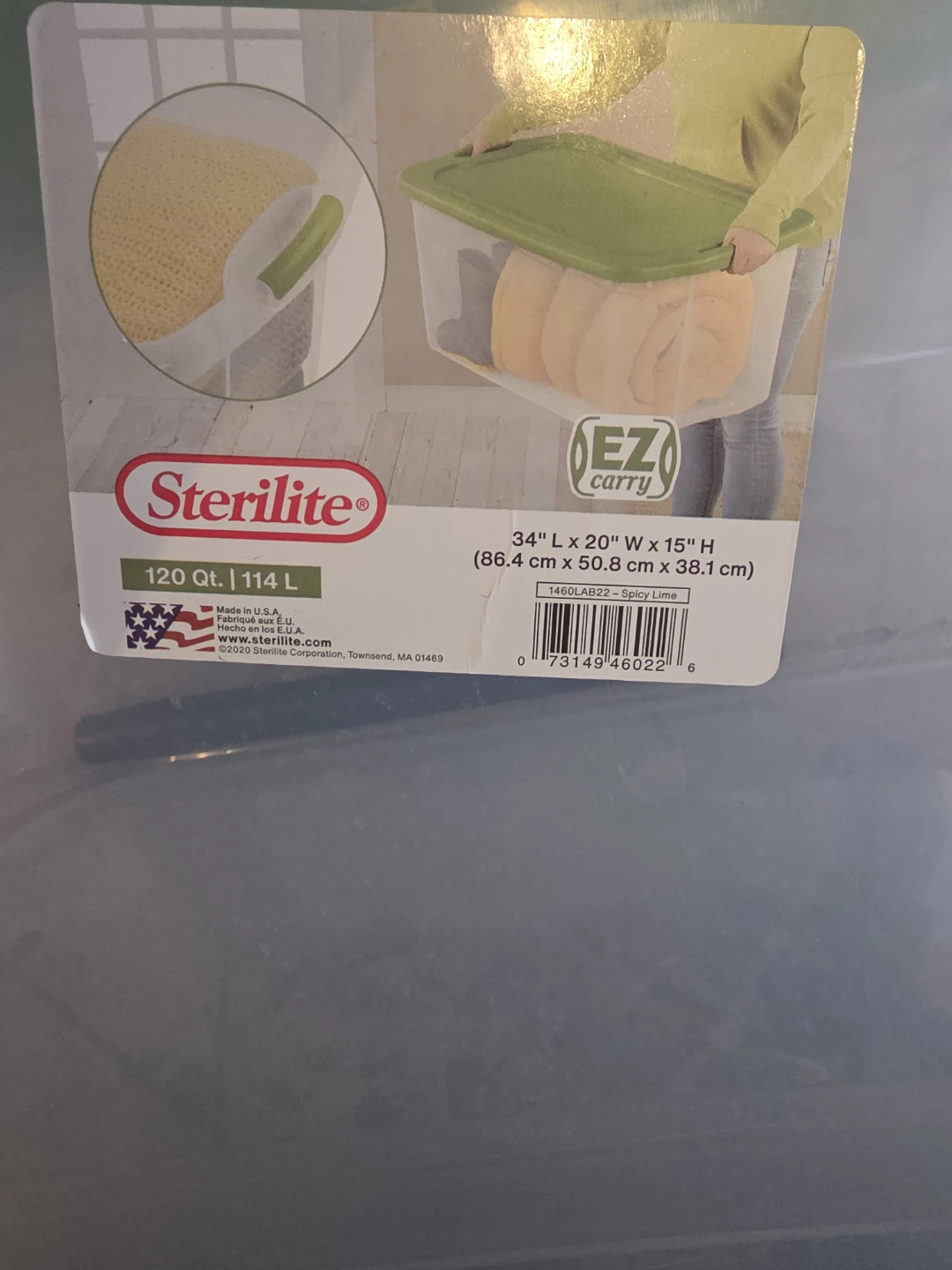 Sterilite 120 Qt Storage Bin with Lid - photo 2