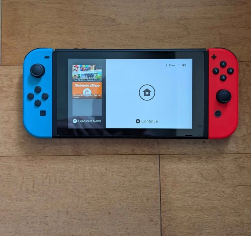 Nintendo Switch Console - Blue/Red - photo 5