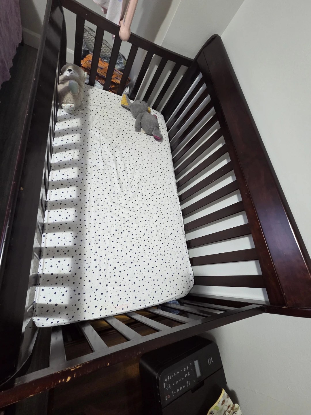 Dream On Me Ashton 5-in-1 Convertible Crib - Espresso - photo 2