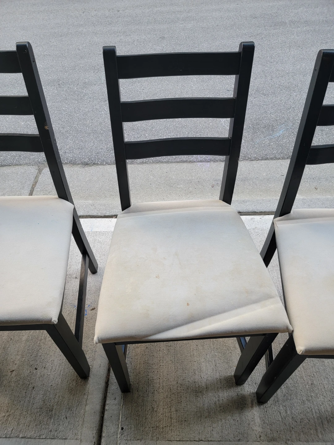 Set of 4 Black Dining Chairs - photo 3