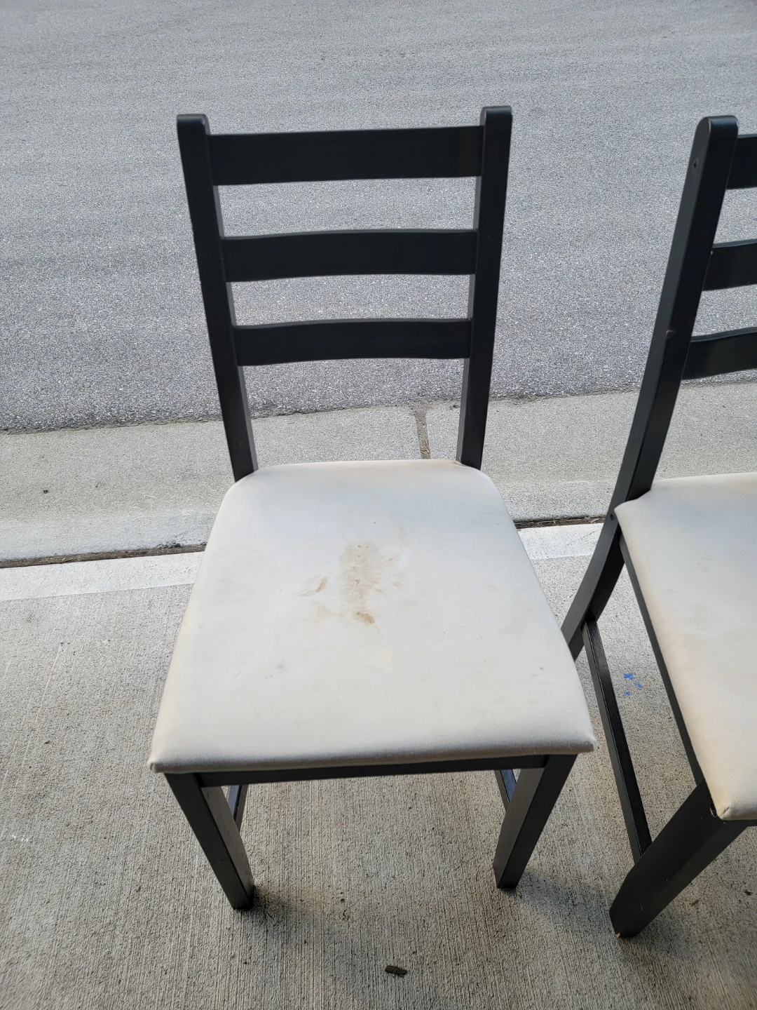 Set of 4 Black Dining Chairs - photo 5
