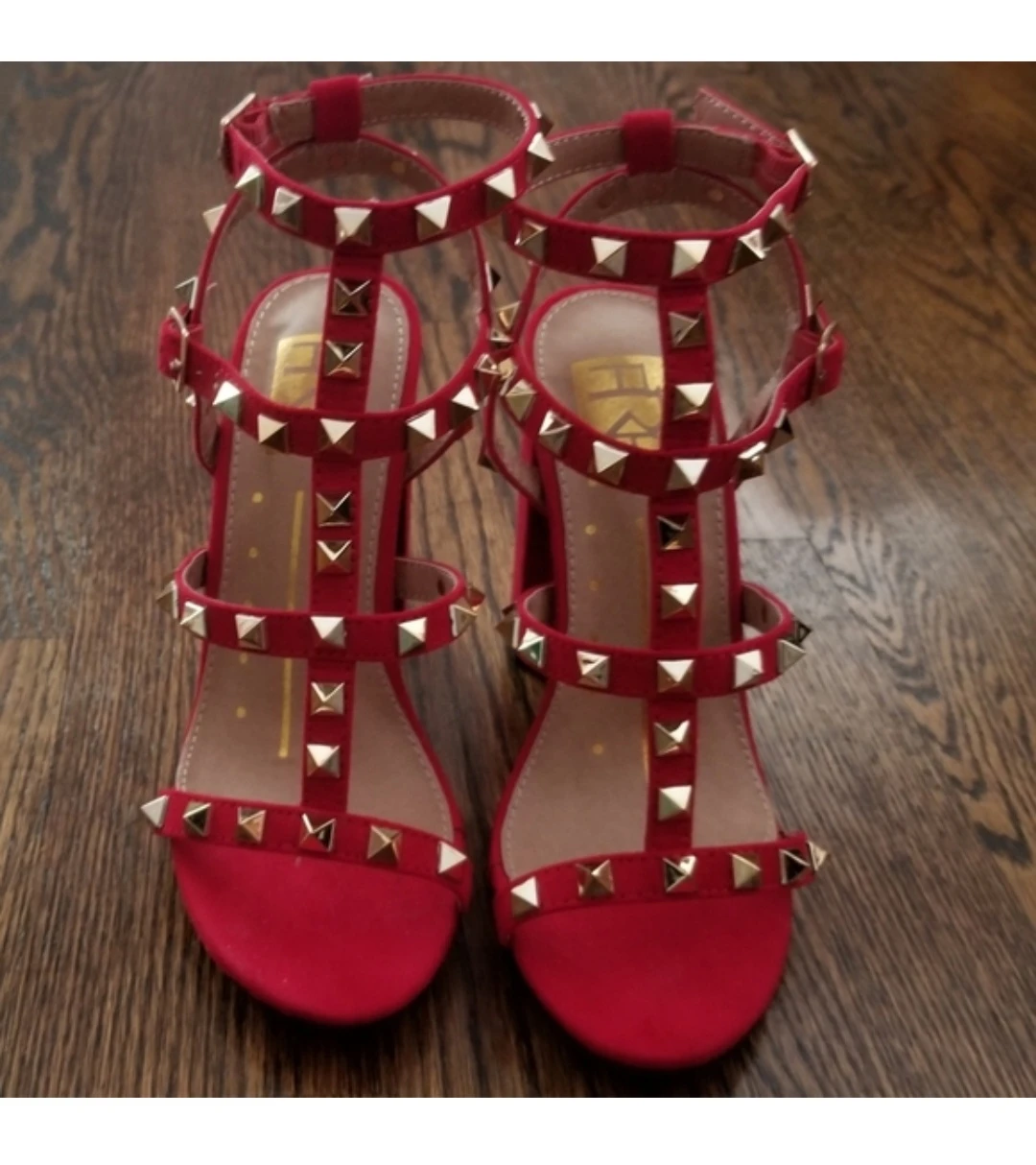NEW Rock stud heel size 5.5 NEW Women - photo 2