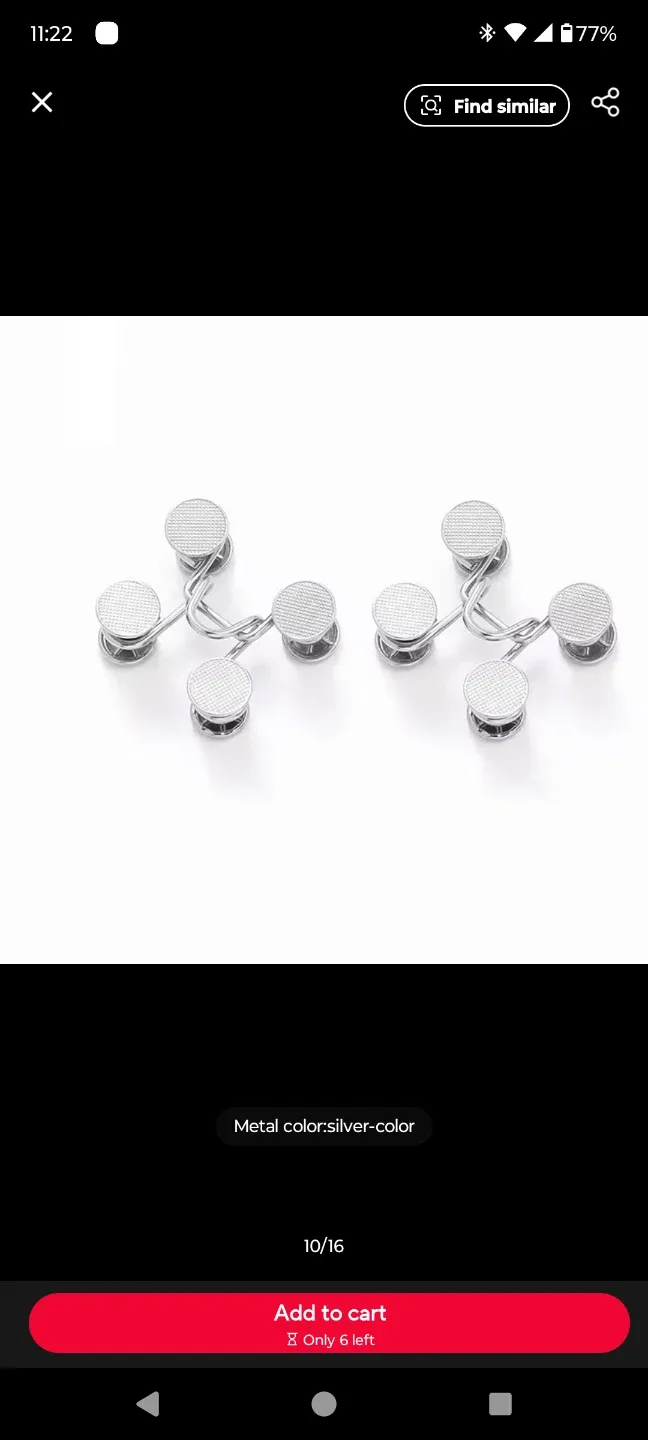 Adjustable Jean Button Pins (2 pairs)