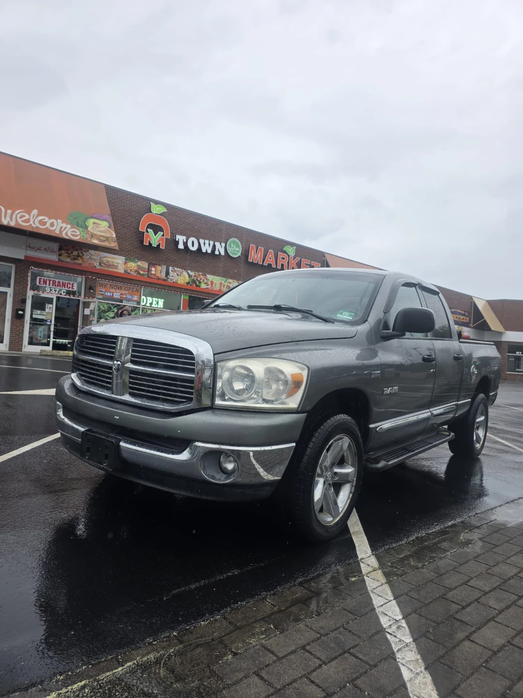 Gray Dodge Ram 1500 Pickup Truck