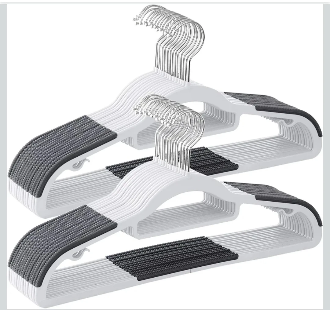 Set of 20 Non-Slip Clothes Hangers