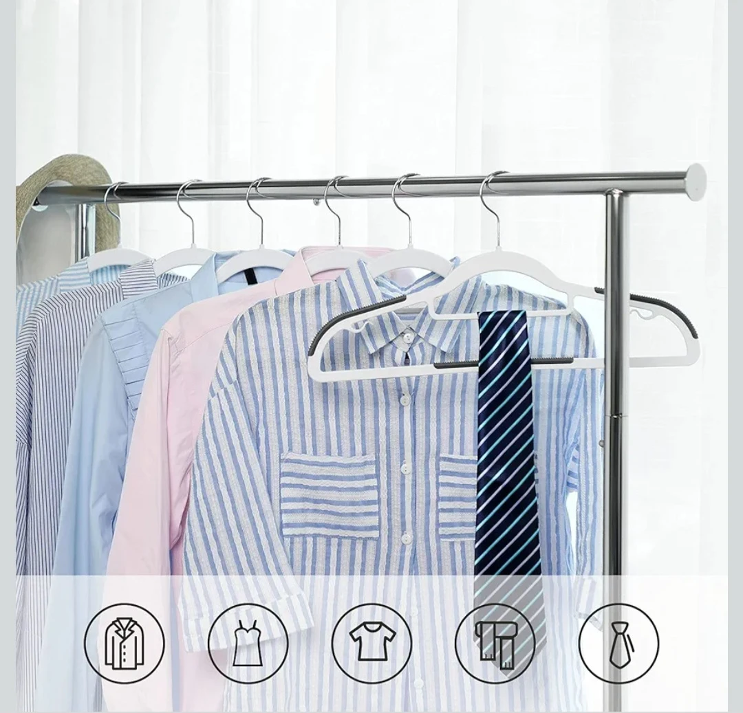 Set of 20 Non-Slip Clothes Hangers - photo 2