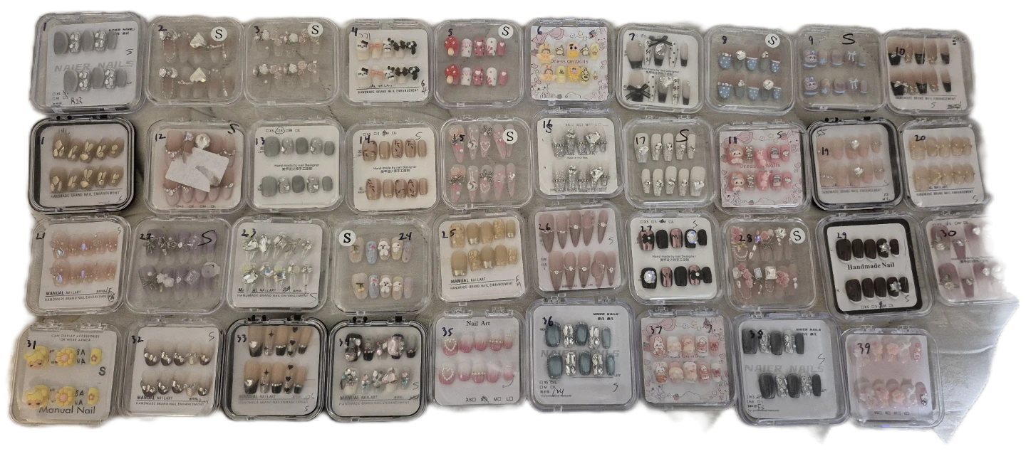 Assorted Handmade Press-On Nails small