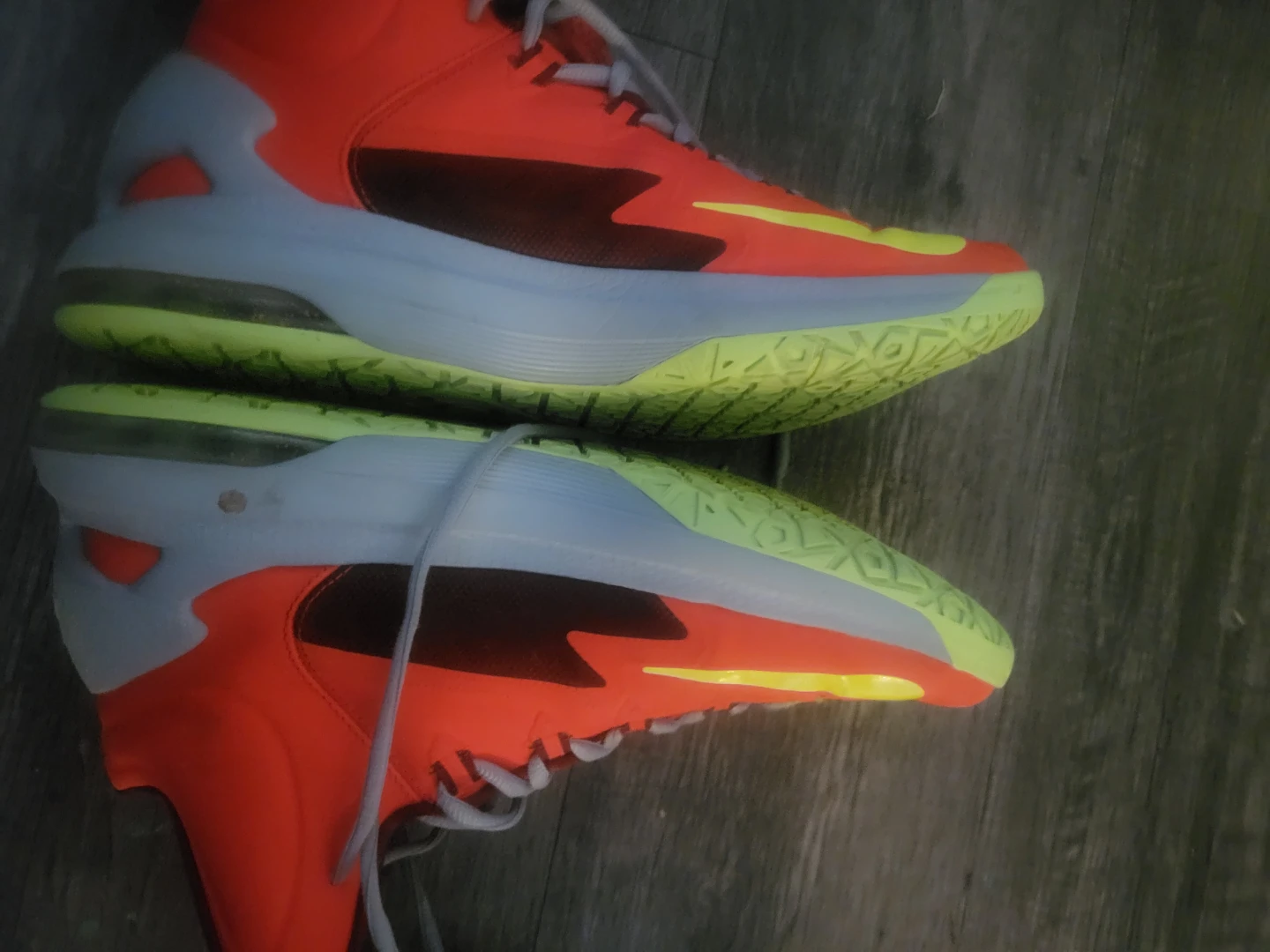 Nike KD V 5 Orange Neon Basketball Shoes