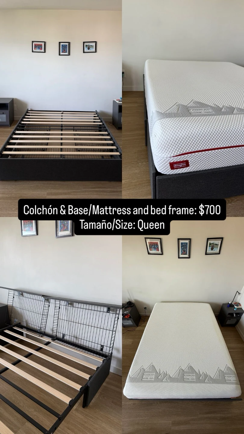 Douglas Queen Mattress and Bed Frame