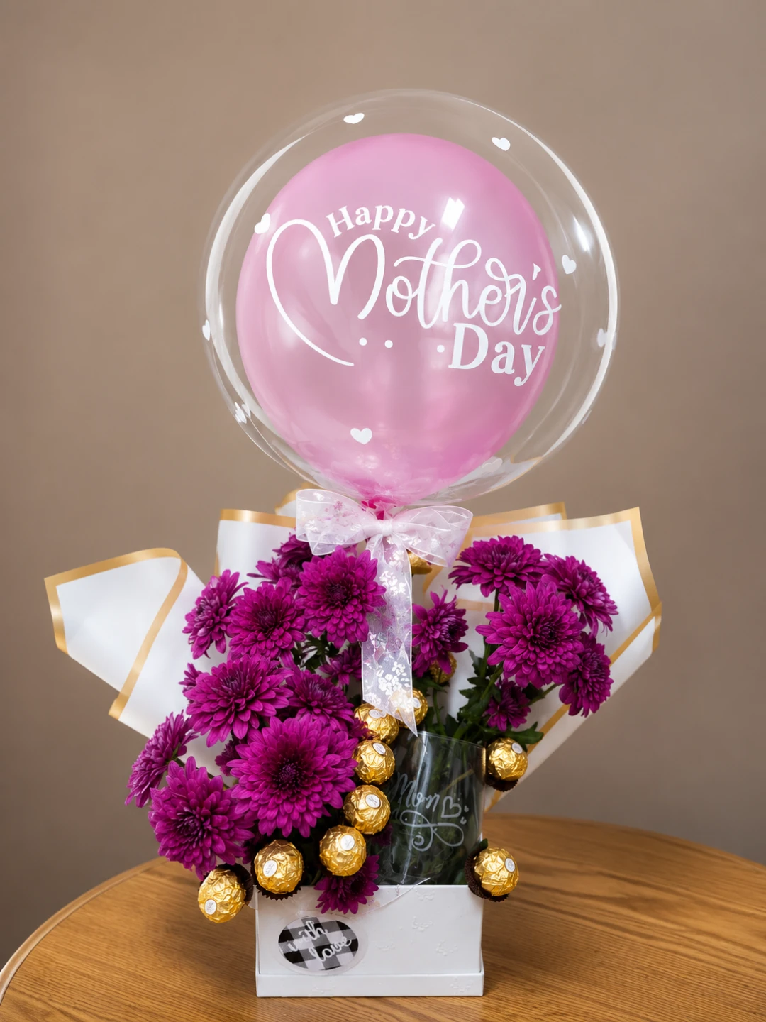Mother's Day Flower and Chocolate Arrangement - photo 2
