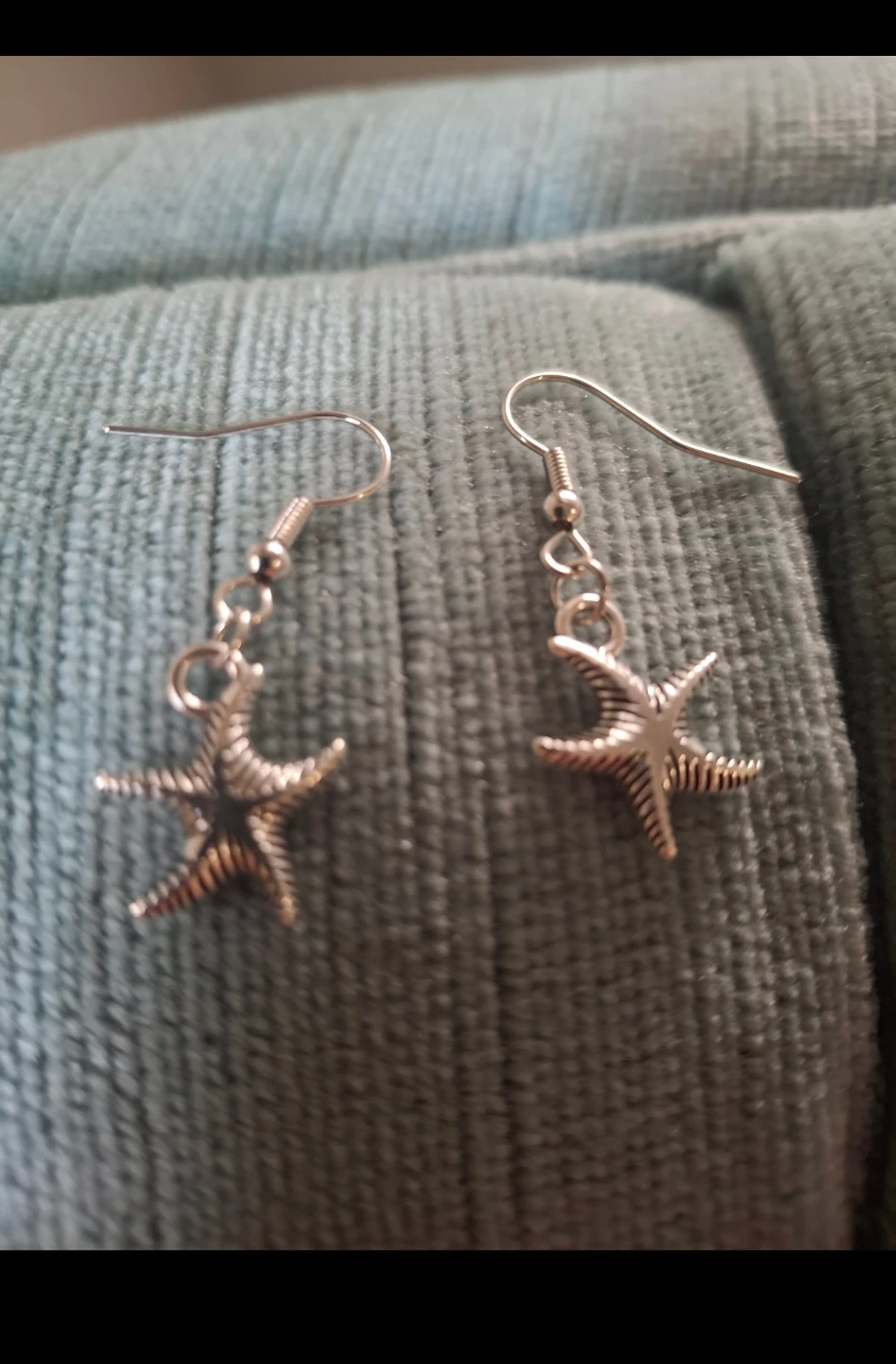 Handmade Charm Earrings - Hypoallergenic -Starfish
