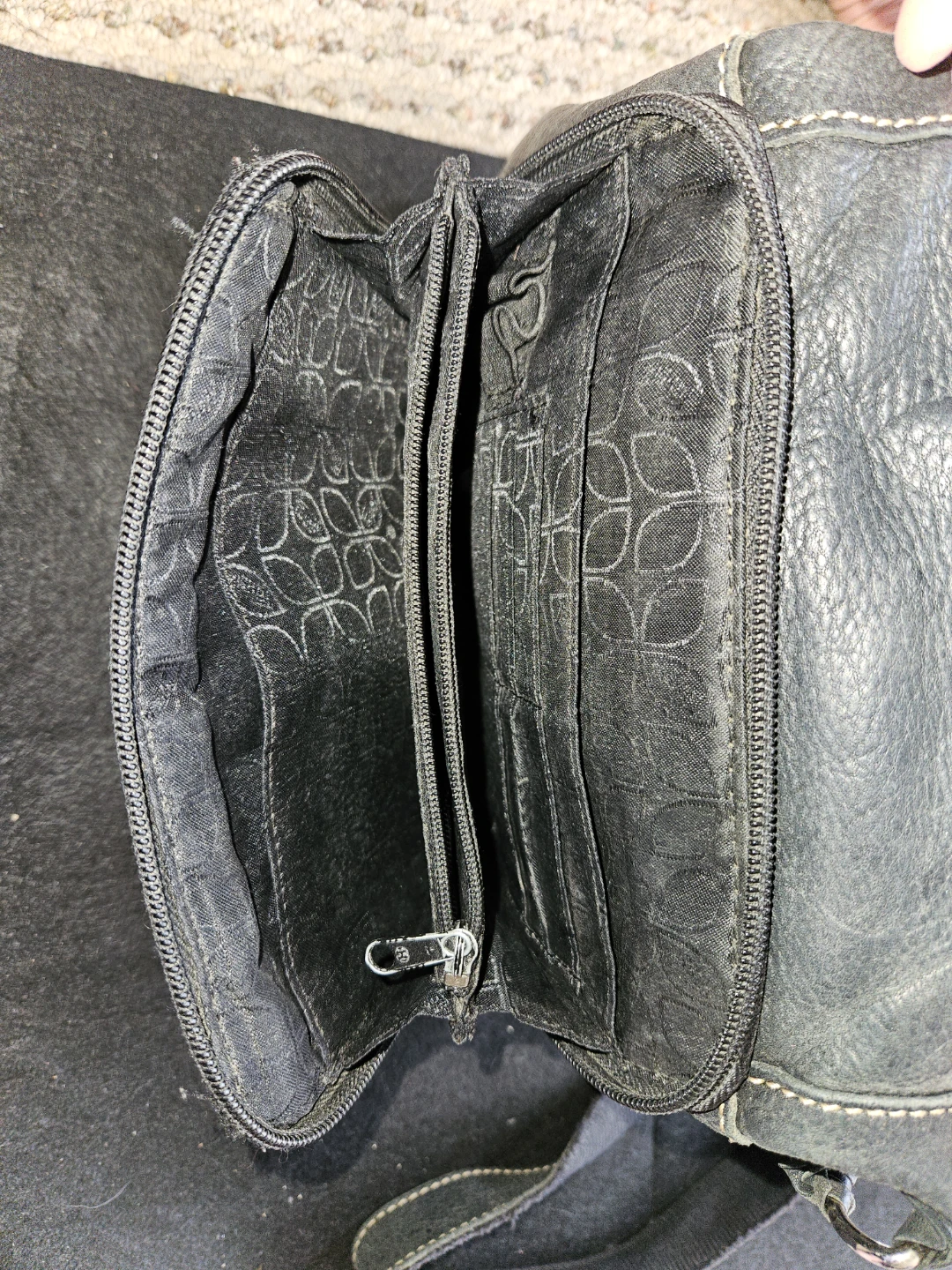 Fossil Black Leather Shoulder Bag - photo 2