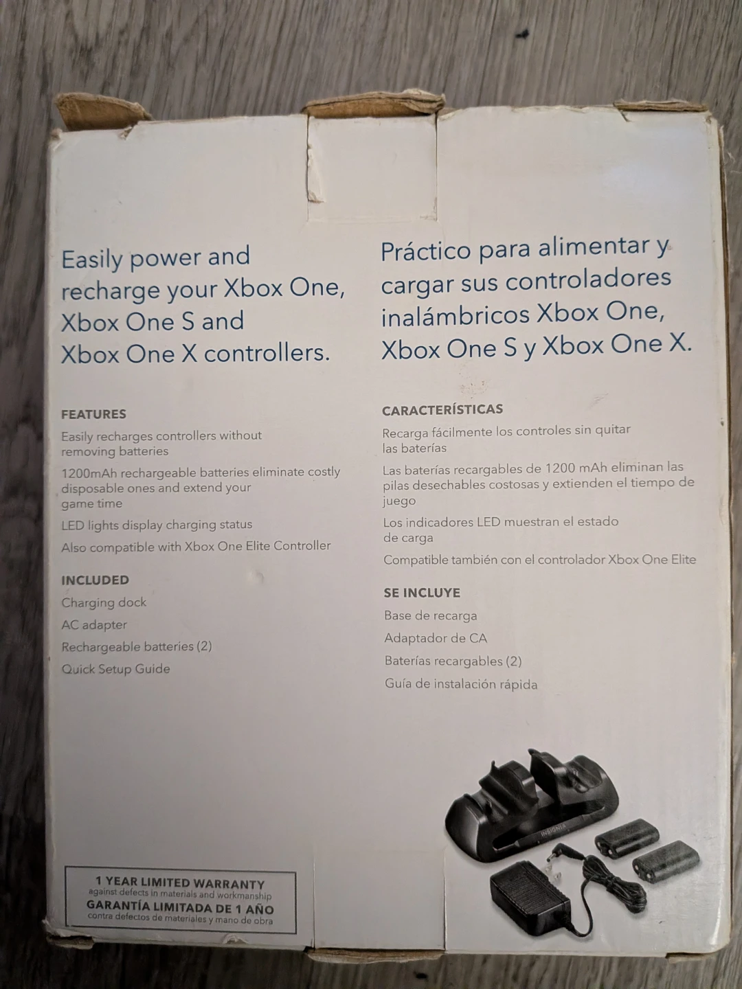 Insignia Dual Controller Charger for Xbox One - photo 2
