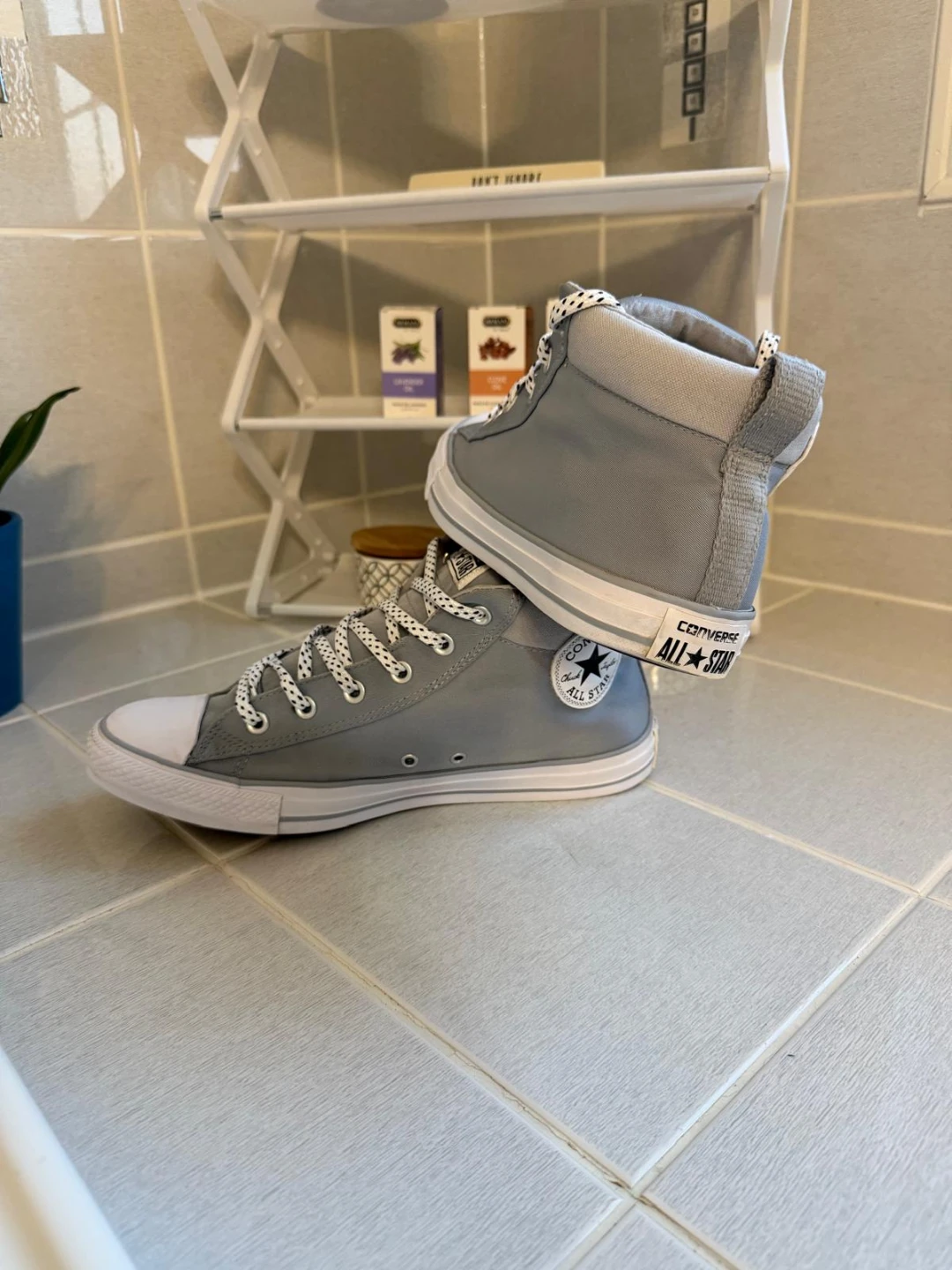 Converse All Star Mid Top Sneakers - Grey - photo 3