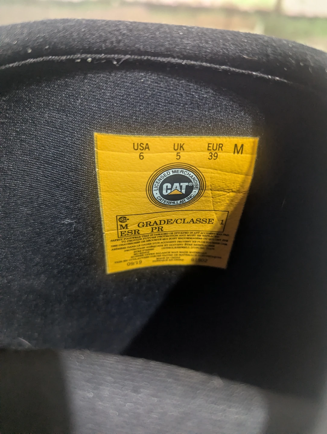 CAT Work Boots Yellow Size 6 Men 8Women - photo 3
