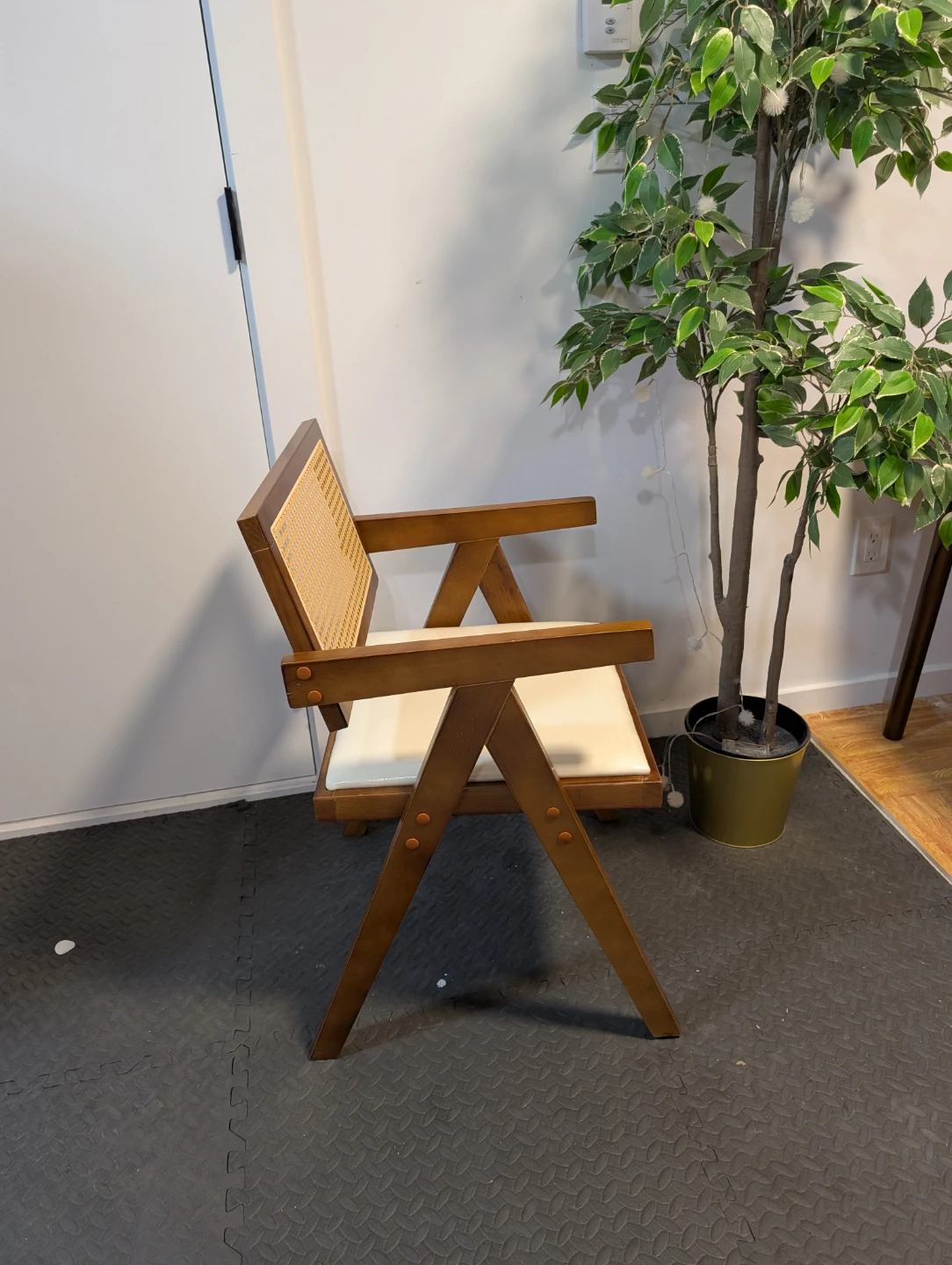 Brand New MCM Rattan Arm Chair - photo 2