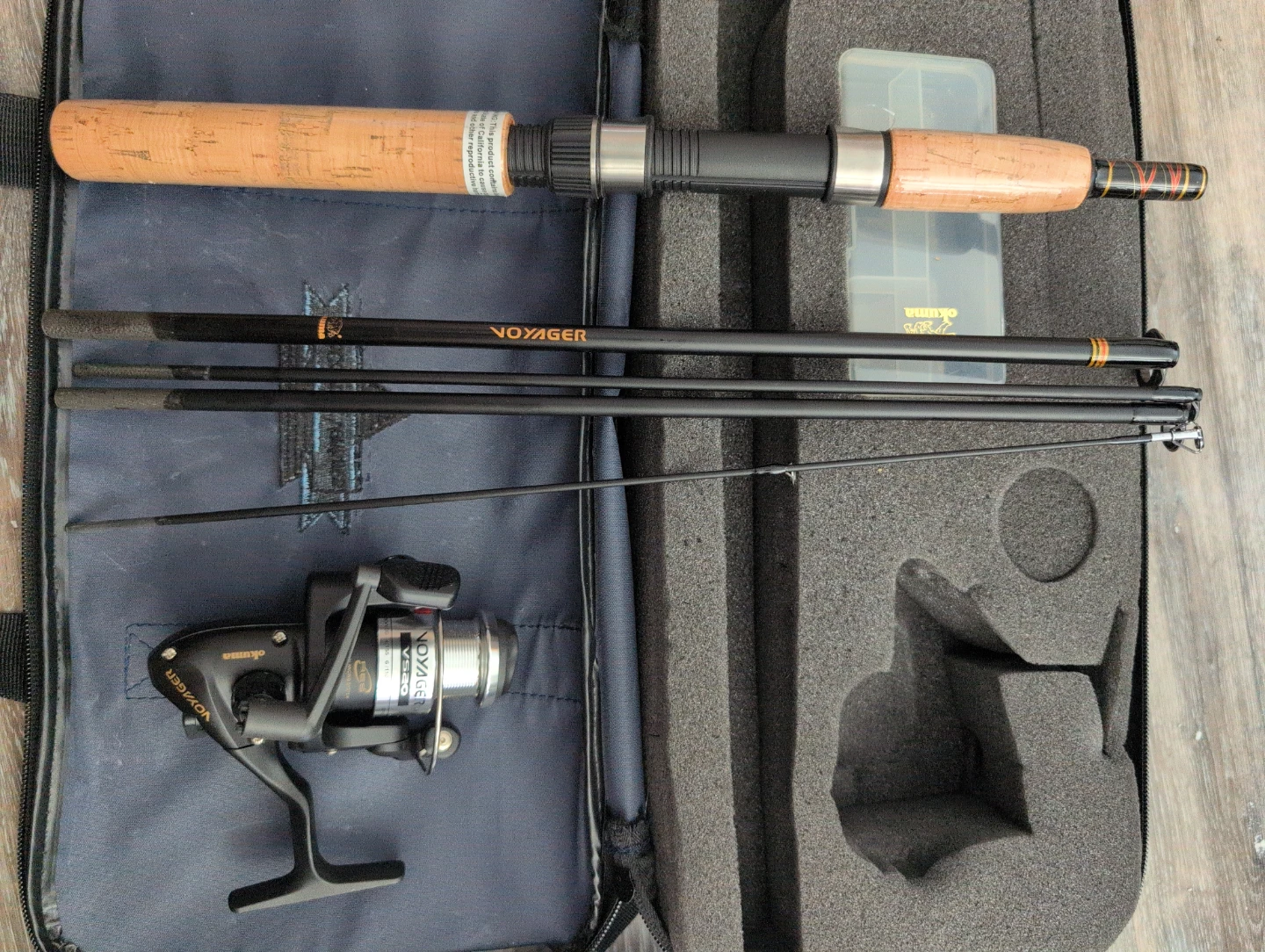 Okuma Voyager Fishing Rod Reel Combo Travel Case - photo 3