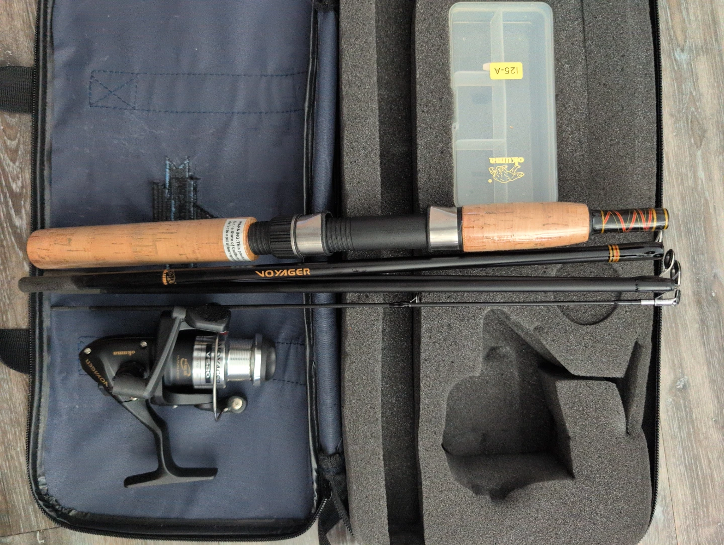 Okuma Voyager Fishing Rod Reel Combo Travel Case - photo 4