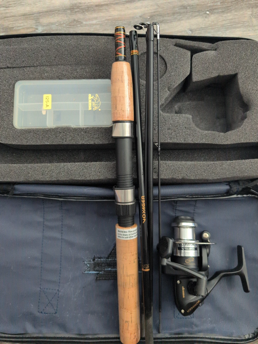 Okuma Voyager Fishing Rod Reel Combo Travel Case - photo 5