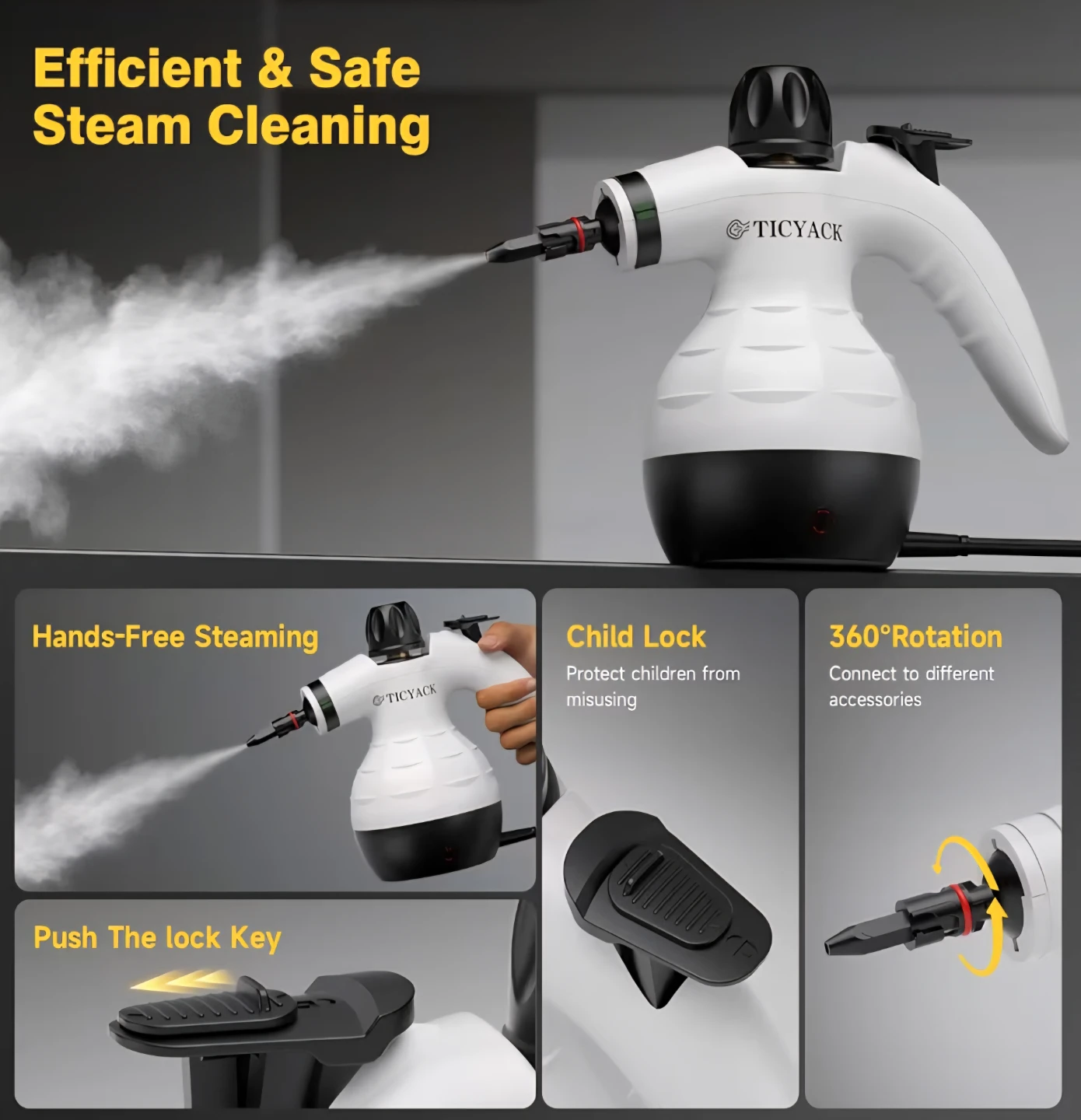 Handheld Steam Cleaner - photo 5
