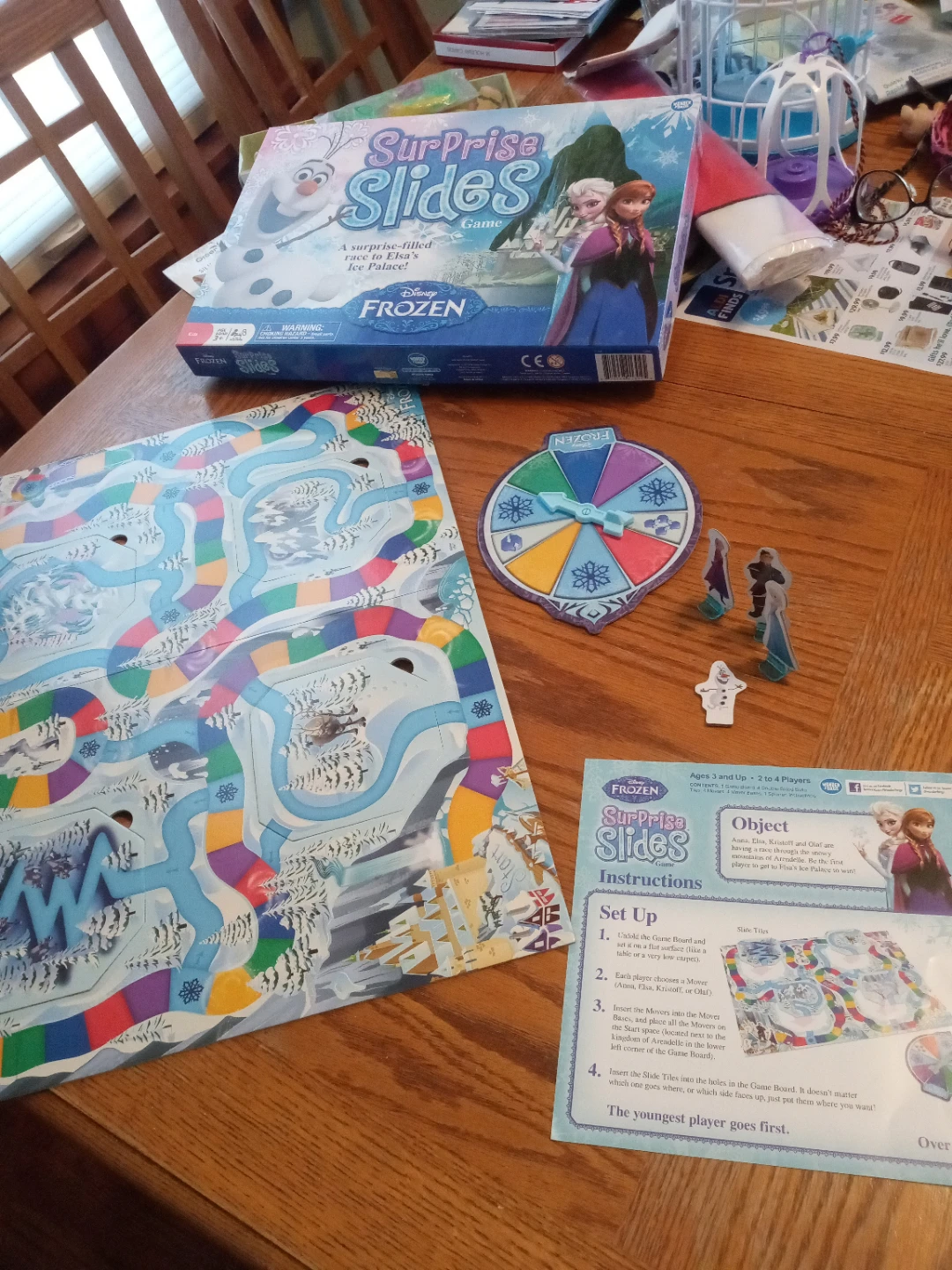 Disney Frozen Surprise Slides Board Game - photo 2