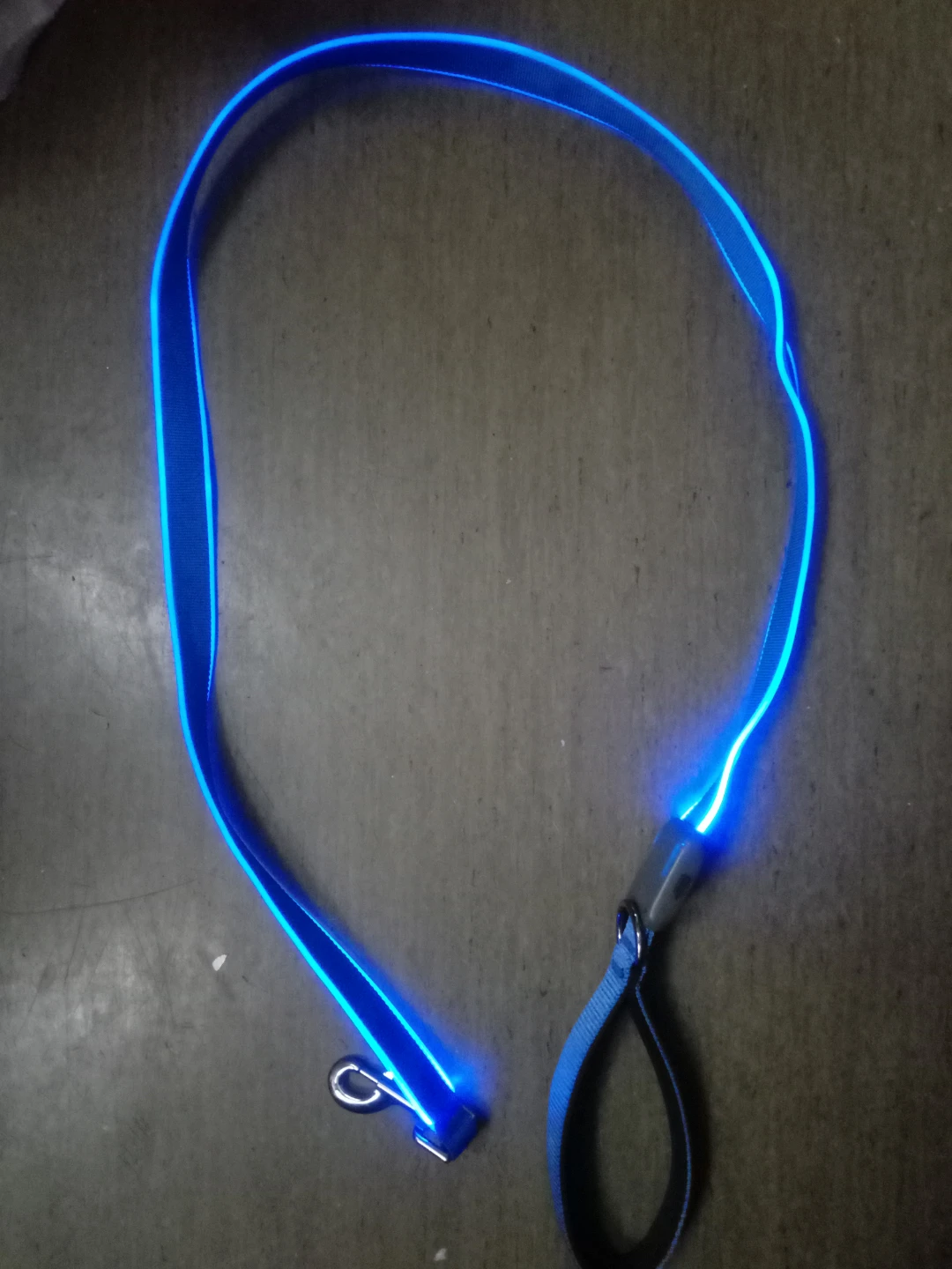 Blue LED Dog Leash - photo 2