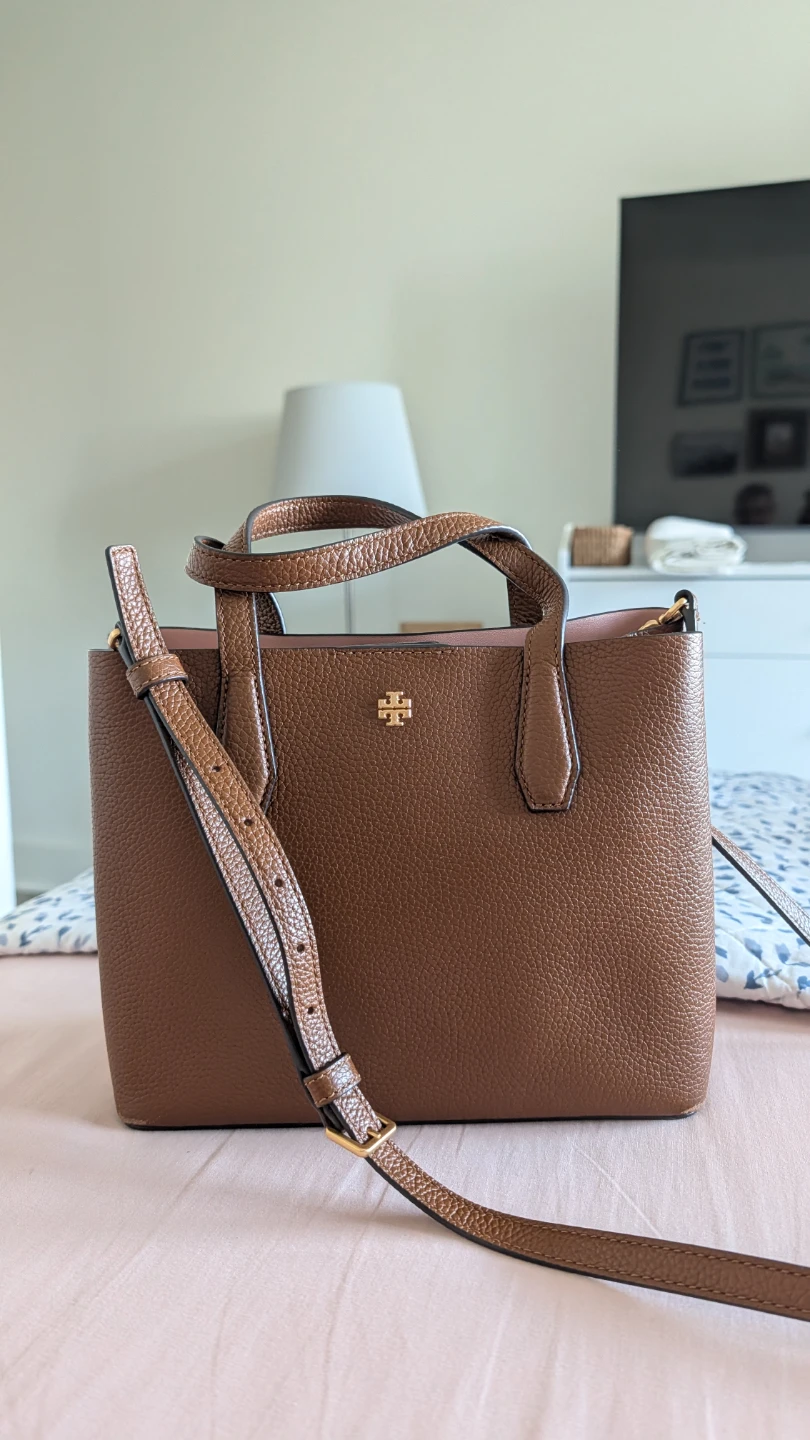 Tory Burch Brown Leather Cross Body Bag